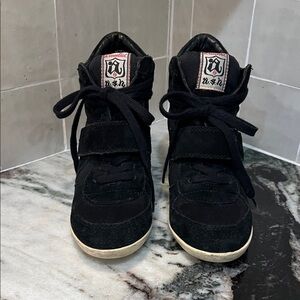 LIMITED BY A.S.H. BOWIE wedge platform high-top sneakers